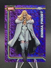 2026 Topps Chrome Marvel EMMA FROST Purple Shimmer Refractor /75 #34