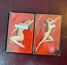 1976 Marilyn Monroe Tom Kelley Studios Double Deck Redislip Playing Cards Sealed