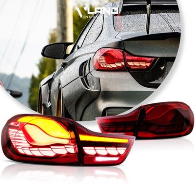 Red VLAND For 2014-2020 BMW M4 F32 F33 F36 F82F83 FULL LED Tail Lights Animation