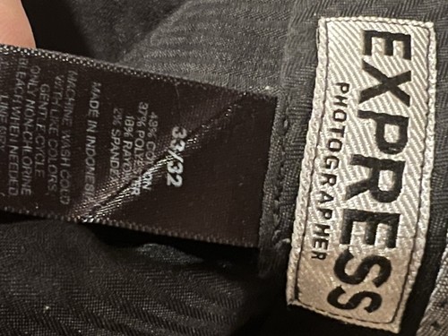 Express Fotografenhose Herren Größe 33 x 32 grau Stretch Taschen " - Bild 6 von 6