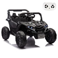24V Kids Electric Ride on Car 2 Seaters Off-road UTV Truck with Remote Bluetooth