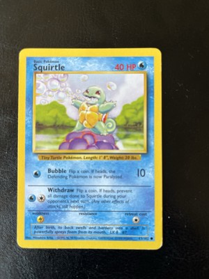 Squirtle 063/102 Base Set Regular