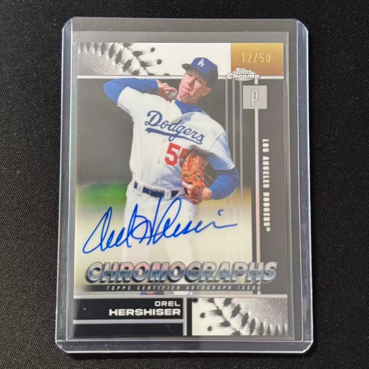 🔌IU 2026 TOPPS CHROME GOLD CHROMOGRAPHS AUTO OREL HERSHISER /50