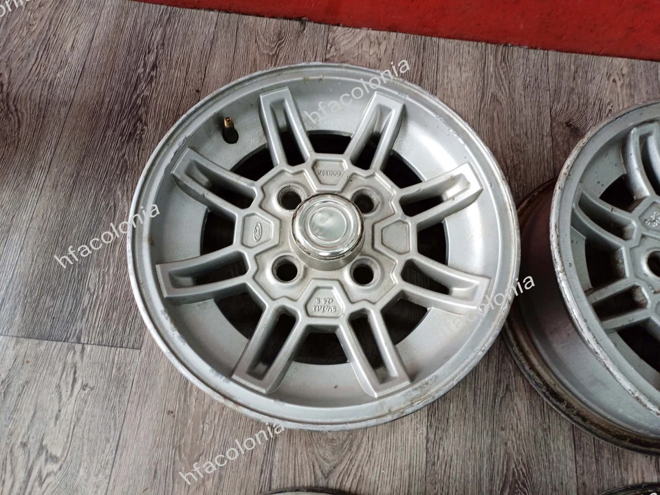 Alufelgen 4 Stück 5,5x13 ET 28,5 4 x 108 Ford Capri Escort RS Taunus 76EBDB - Bild 3 von 4