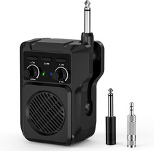 Mini Guitar Amp with Bluetooth, 5W Portable Practice Amp with 4 Built-In Effects