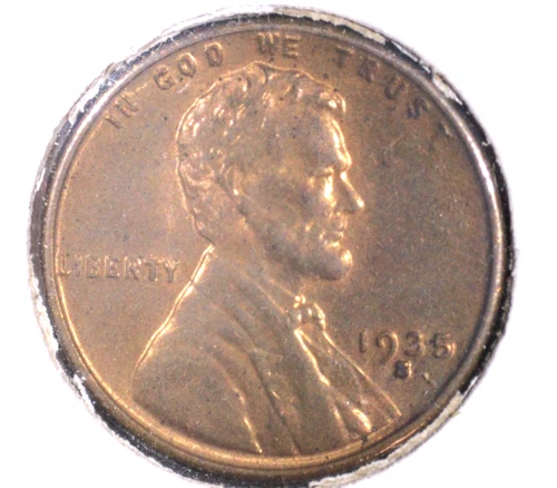$  . 1935-S Lincoln Wheat Cent Uncirculated BU