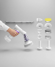 Cordless Electric Spin Scrubber - 2-Speed Brush With IPX7 Handle