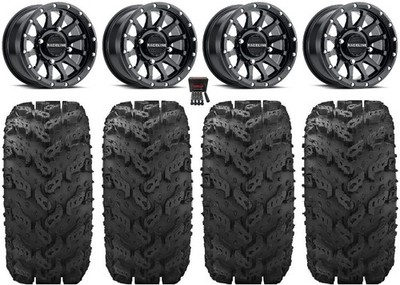 Raceline Trophy 14'' Black Wheels 28'' Reptile Tires Can-Am Renegade Outlander