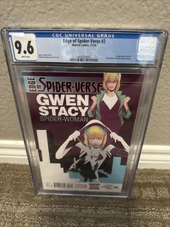 Edge of Spider Verse #2 1st Print CGC 9.6 1st App Spider Gwen Stacy.