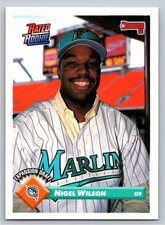 1993 Donruss #737 Nigel Wilson Florida Marlins - Rookie Baseball Card RC MLB. rookie card picture