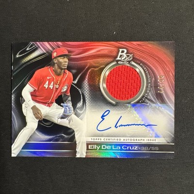 2023 Bowman Platinum - Platinum Pieces - Elly De La Cruz JERSEY AUTO /99