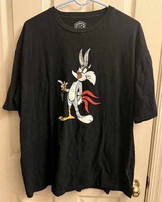 Warner Brothers Cartoons Frankenstein 2XL Black T-Shirt Ecko Unltd Bugs Bunny