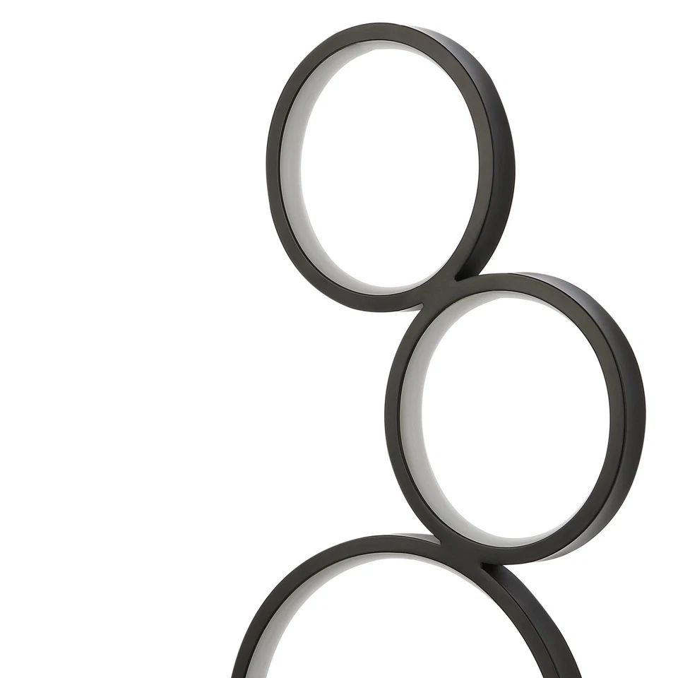 JONATHAN Y Lighting JYL7102 Juno 17" Alto Lámpara de Mesa con Acento LED - Negra Foto 4 de 4