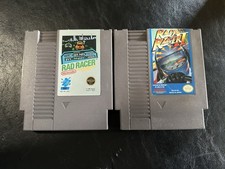 Rad Racer 1 + 2 (Nintendo Entertainment System, 1990) Authentic Cart Only Tested