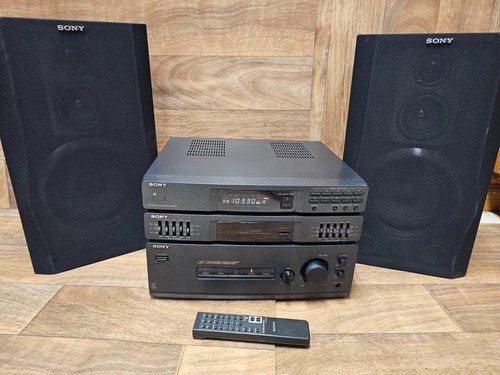 Sony LBT-D159 Stereo System SS-D170 Speakers RM-S109 Remote Tested Works GREAT!