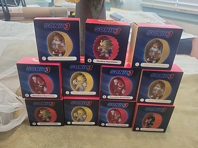 Sonic 3 The Hedgehog Movie 2024 McDonald s HAPPY MEAL TOYS #2,3,4,5 ,8 Lot Of 11