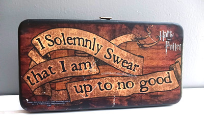 Harry Potter Women's Buckle Down Hinge Wallet ''I Solemnly Swear...Up To No Good''