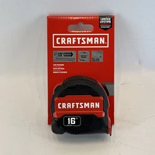 Craftsman 16 Ft. Compact Easy Grip Tape Measure 13 Ft Reach Easy Read