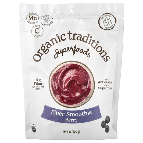 Superfoods, Fiber Smoothie, Berry, 10.6 oz (300 g)