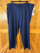 Zelos Big & Tall Men’s Zip Up Pants Moisture Wicking Navy NWT Size 46 (5408)