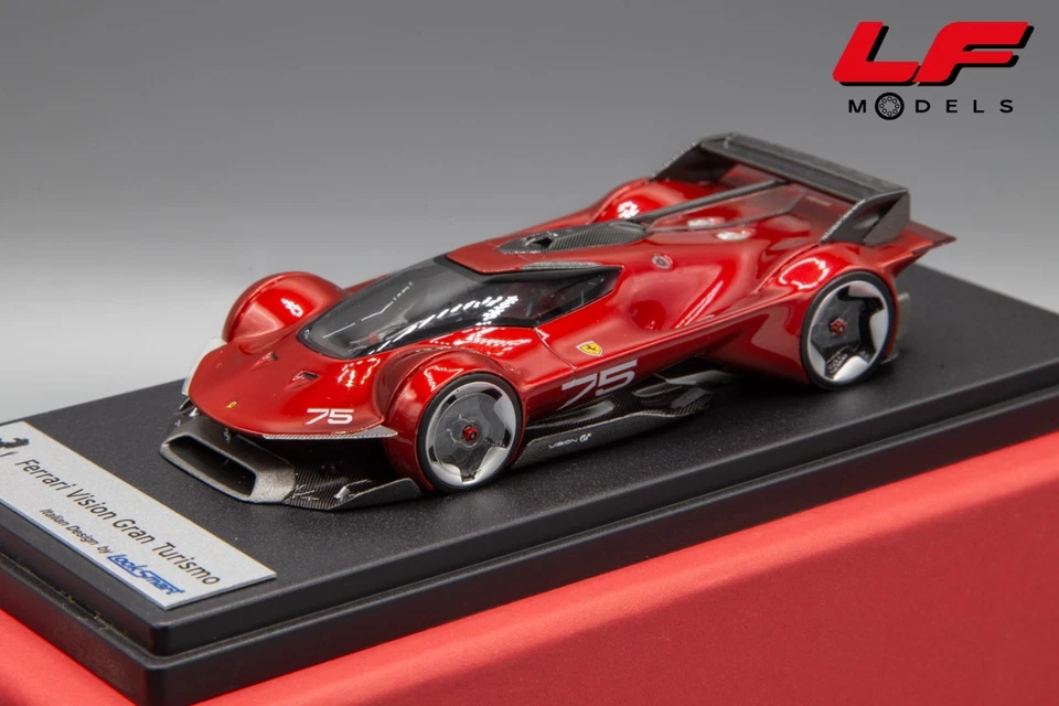 1:43 Ferrari Vision Gran Turismo Rosso Magma LS546B - Looksmart - Immagine 2 di 4