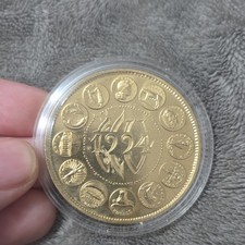 Jeton Europa III 1994 laiton, jeton royal, thème évènements XXe siècle