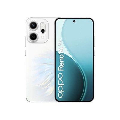 Handy Smartphone OPPO Reno 14 5G 6,59'' 12+512GB Luminous Opal White Weiß