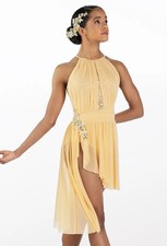 Dance Pre-Owned Costume Medium Child Yellow Weissman 13171 Lyrical Contemporary