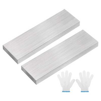 2 304 Stainless Steel Flat Bars 5/16\'' x 1-3/16\'' x 4\'' for Binding