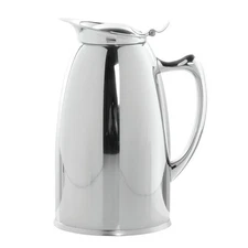 Service Ideas WP1CH Water Pitcher, Foam insulated, Stainless Steel, Chrome