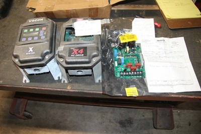 2- X4 AC DRIVE S X4C1S010C . TB WOODS, VACON . See pics for specs. PARTS