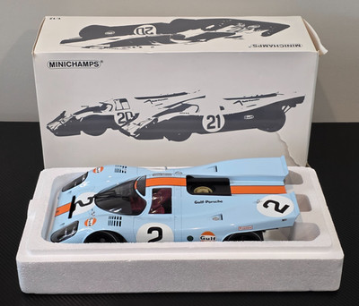 Minichamp 1:12 Scale Porsche 917k Gulf Rodriguez Redman Winners 24h Daytona 1970