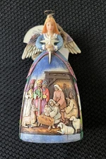 Jim Shore Heartwood Creek Nativity Scene Angel Ornament Christmas C4005767