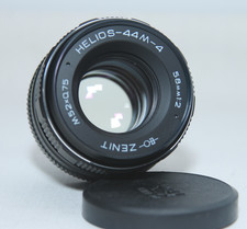 Helios 44M-4 58mm f/2 M42 Lens  USSR Vintage Box  Papers Swirly Bokeh