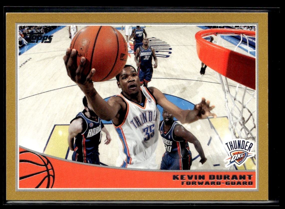 2009-10 Topps Gold Kevin Durant 0459/2009 Oklahoma City Thunder #211