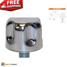Compact 1/4 NPT Breather Cap for Hydraulic Tanks - Dust Filtration Included