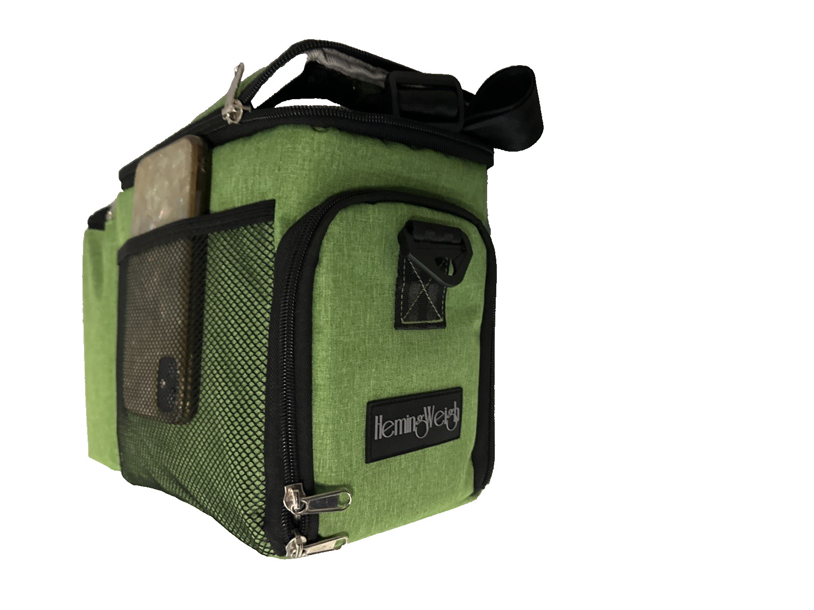 Unisex Rectangular Insulated  Lunch Bag with 3 BPA-Free Cont