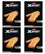 4 Pack Zuru X-Shot Pro Series Clip Set 8 Mags Total 4 Full-Size  4 Half-Size