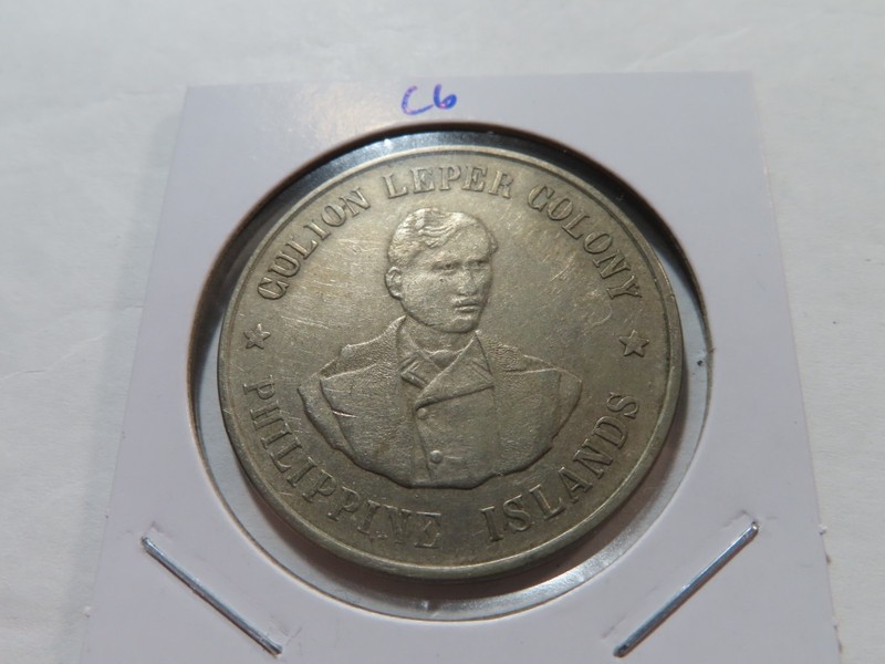 C6 Philippines Culion Leper Colony 1925-PM 1 Peso