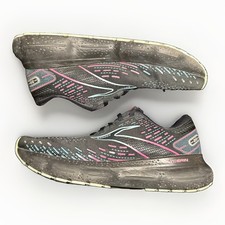Brooks Glycerin 20 Women's Black Blue Pink Mesh Low Top Sneakers Lace Up Size 8
