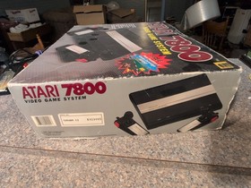 Atari 7800 Console With 15 Games In box Tested Defender Frogger Pac Man No dupes