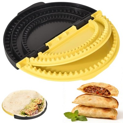 Empanada Maker Press, 3-in-1 Tortilla Sealer with 3 Interchangeable Plates 14...