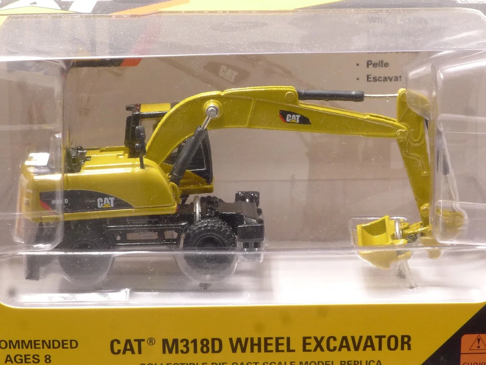Norscot HO 55177 Die-Cast Cat M318D Wheel Excavator - Image 2 of 3