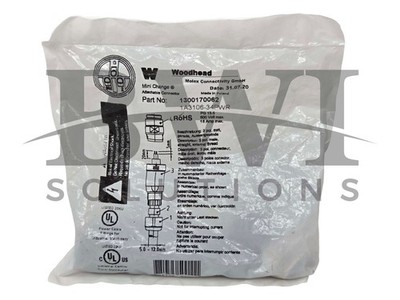 SEALED Molex Woodhead 1300170062 3-Pole Male Connector 1A3106-34PWR