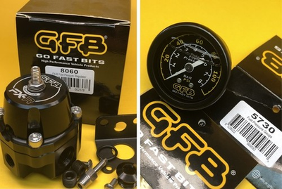 #ad Go Fast Bits FX R Adjustable rising rate fuel pressure regulator gauge GFB 8060 AU $408.66