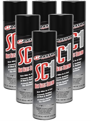 Maxima Racing Oils 6 PACK SC1 High Gloss Clear Coat Large can 17.2 Fluid oz.