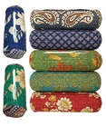 Pouch Bags Printed Cotton Quilted Toiletry Makeup & Cosmetic Organizer Bag lot