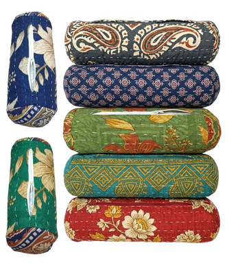 Pouch Bags Printed Cotton Quilted Toiletry Makeup & Cosmetic Organizer Bag lot