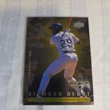 1999 Upper Deck Black Diamond GOLD TRIPLE #105 Adrian Beltre RARE PARALLEL /1000