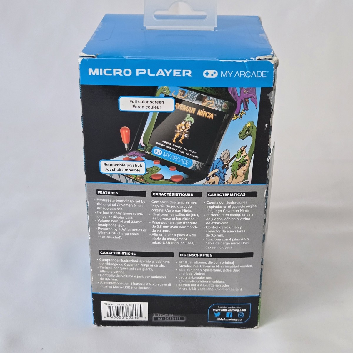 Mini Micro Player™ Retro Mini Arcade Machine Caveman Ninja/NIB | eBay